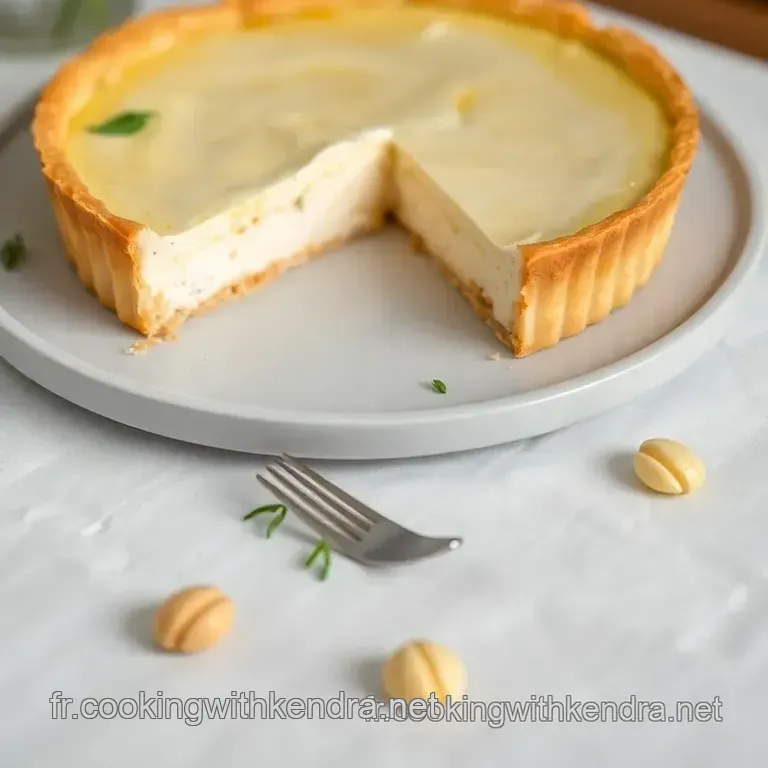 Tarte Ch&egrave;vre &Eacute;pinard: La Recette Facile presentation