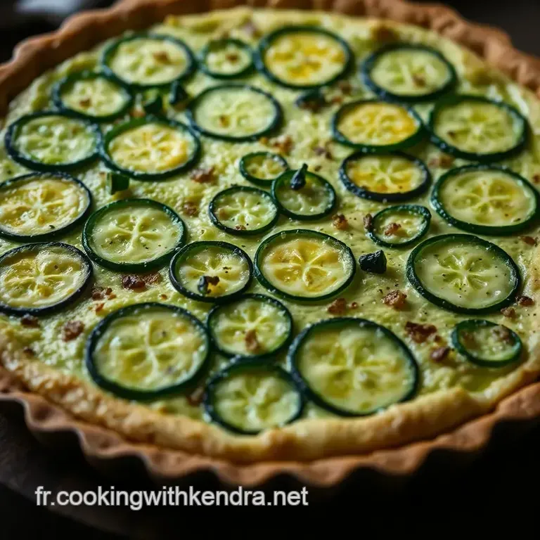 Tarte Courgette Proven&ccedil;ale: La D&eacute;licieuse Quiche Verte presentation