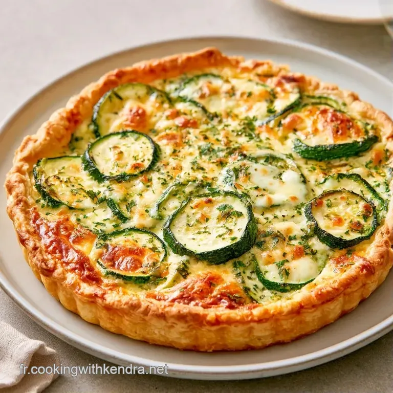 Tranche triangulaire sur assiette blanche, r&eacute;v&eacute;lant une cro&ucirc;te beurr&eacute;e et un c&oelig;ur fondant vert tendre et cr&eacute;meux.