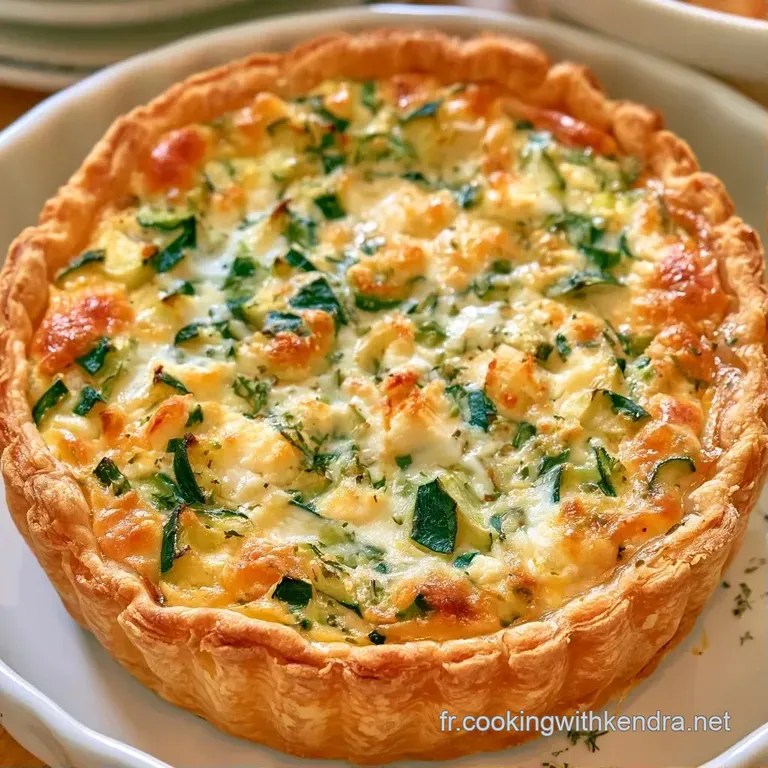 Tranche fondante d&eacute;pos&eacute;e sur une assiette blanche, contrastant le vert vif des l&eacute;gumes et le blanc cr&eacute;meux du fromage.