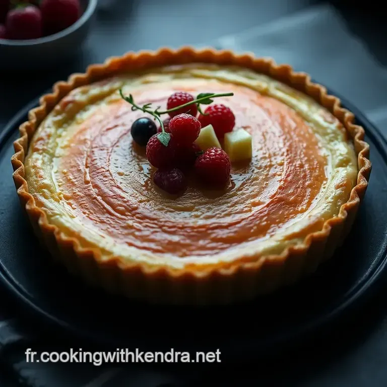 Tarte &Eacute;pinards Ch&egrave;vre Un Classique Revisit&eacute; presentation