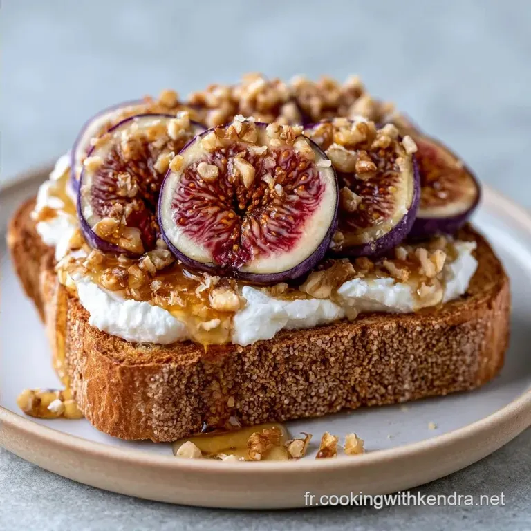 Tarte Figues Ch&egrave;vre au Miel