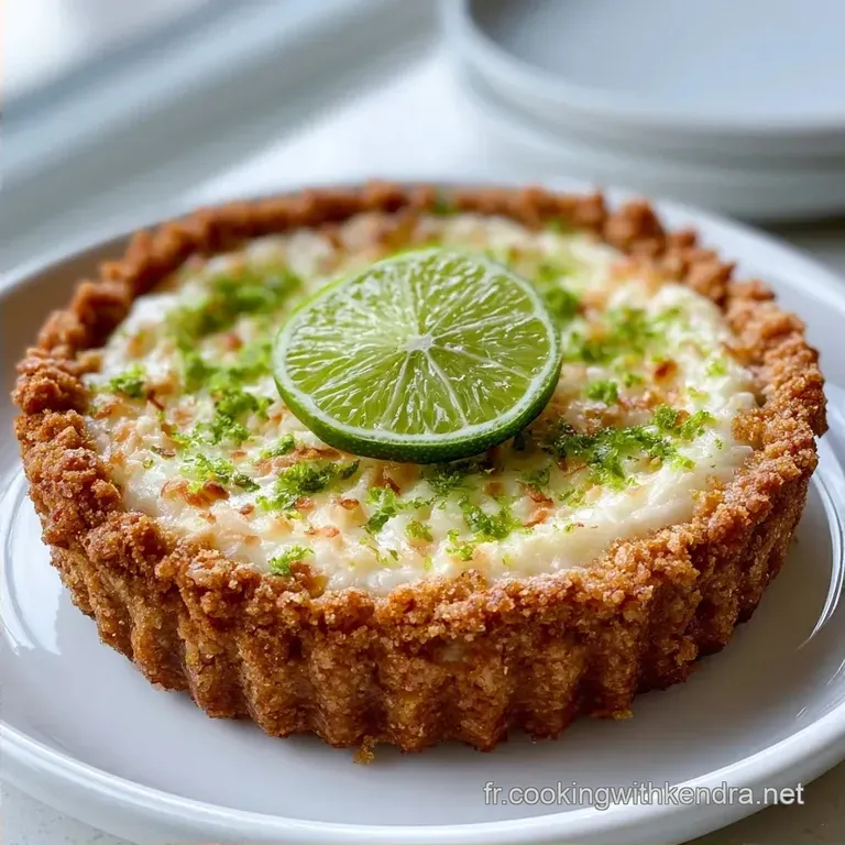 Tarte Fine &agrave; la Noix de Coco et Citron Vert: Croquante