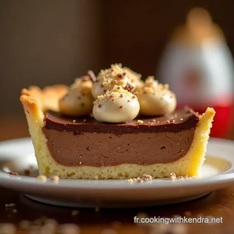 Tarte Kinder Bueno Au Chocolat Blanc Et Noisettes presentation