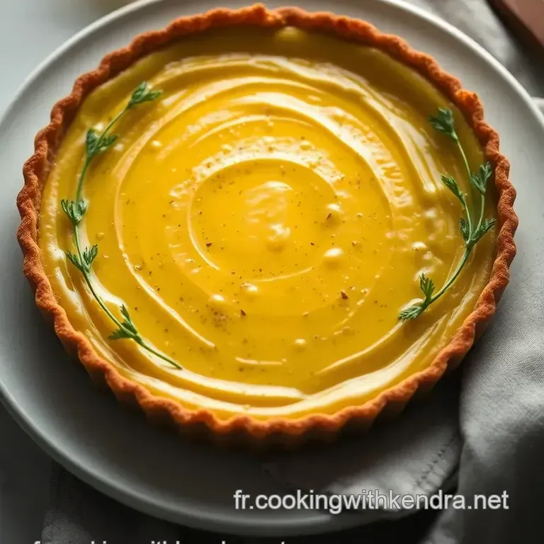 Tarte L&eacute;g&egrave;re Au Thon Et Moutarde presentation