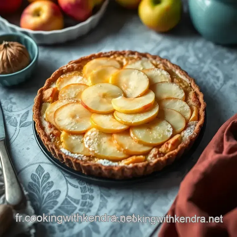 Tarte Normande &ndash; La D&eacute;licieuse Tarte Aux Pommes De Normandie presentation