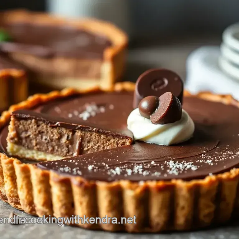 Tarte Pralin&eacute;e et Chocolat Intense