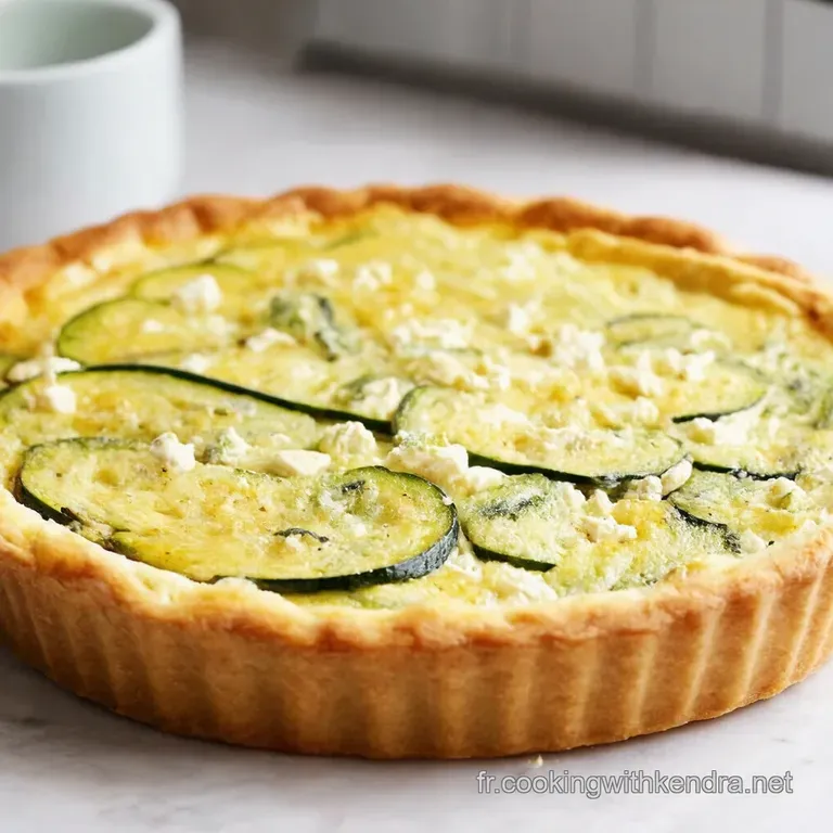 Tarte Soleil Courgette Et Feta Un Go&ucirc;t De M&eacute;diterran&eacute;e Facile presentation