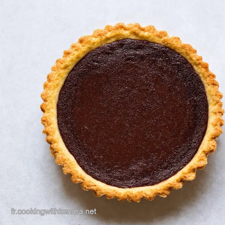 Tarte Sublime au Chocolat Noir Fa&ccedil;on Crumble Croquant