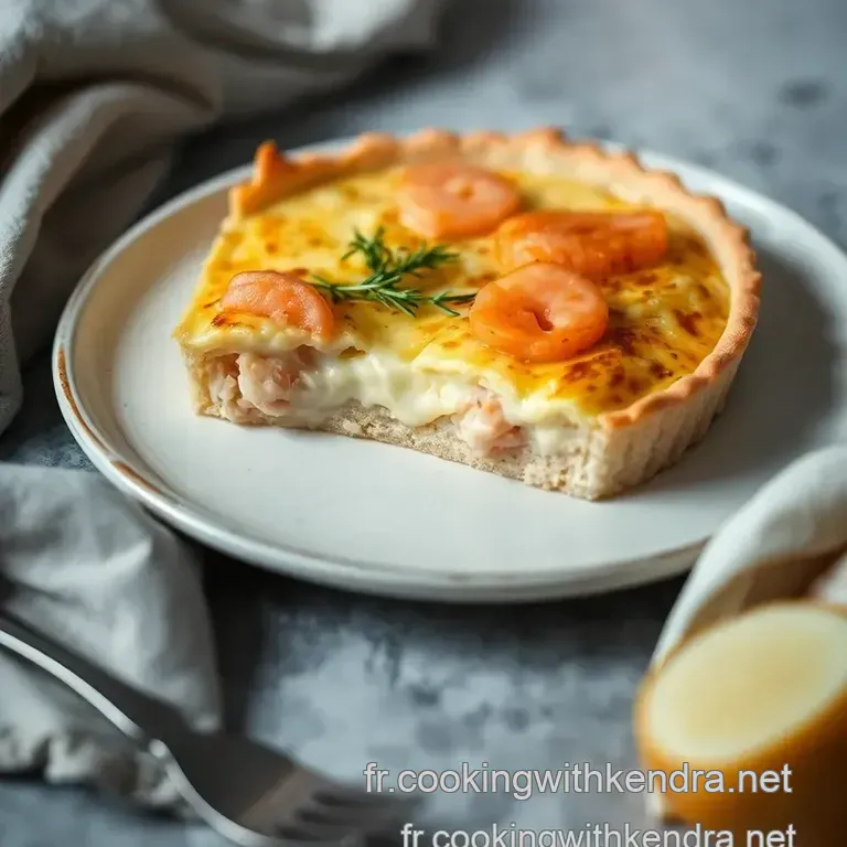 Tartelette Au Saumon Fum&eacute; Et Cr&egrave;me Fra&icirc;che presentation