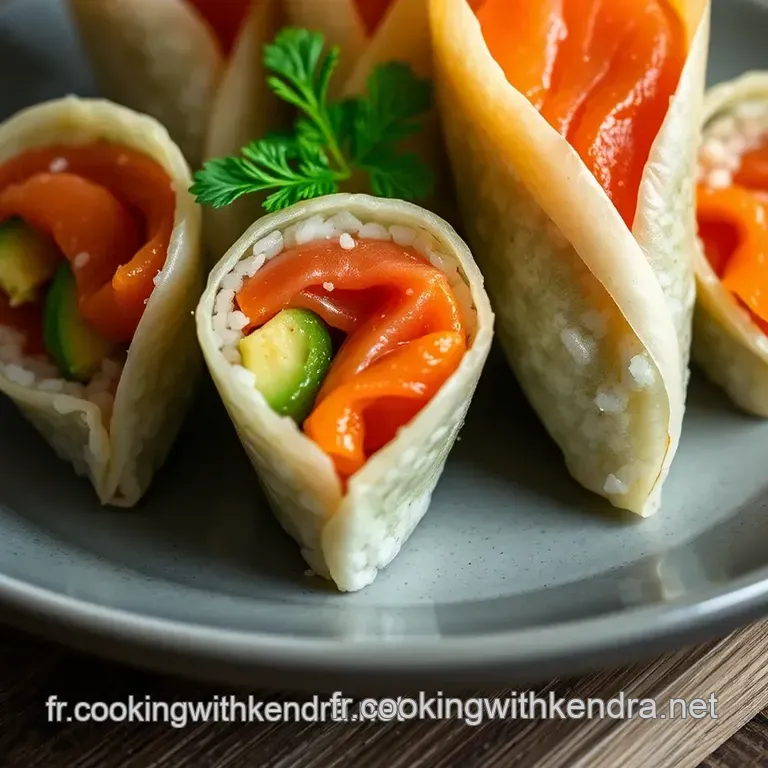 Temaki : Les Cones De Sushi Main Pour Une &Eacute;vasion Culinaire presentation