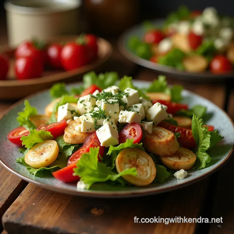 La Divine Salade Printani&egrave;re De Thon Et Cottage Cheese Fra&icirc;cheur Prot&eacute;in&eacute;e presentation