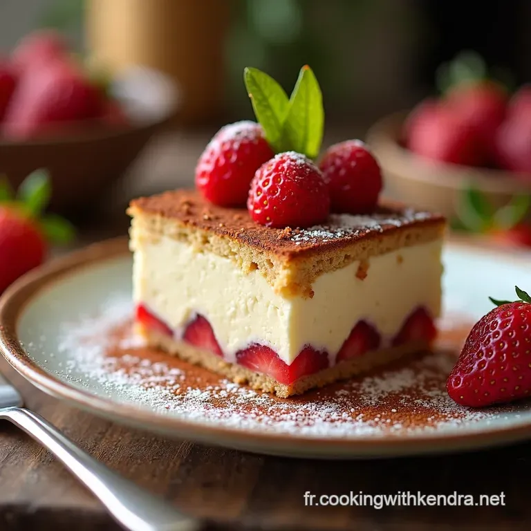 Tiramisu Aux Fraises Express La Dolce Vita En 15 Minutes presentation