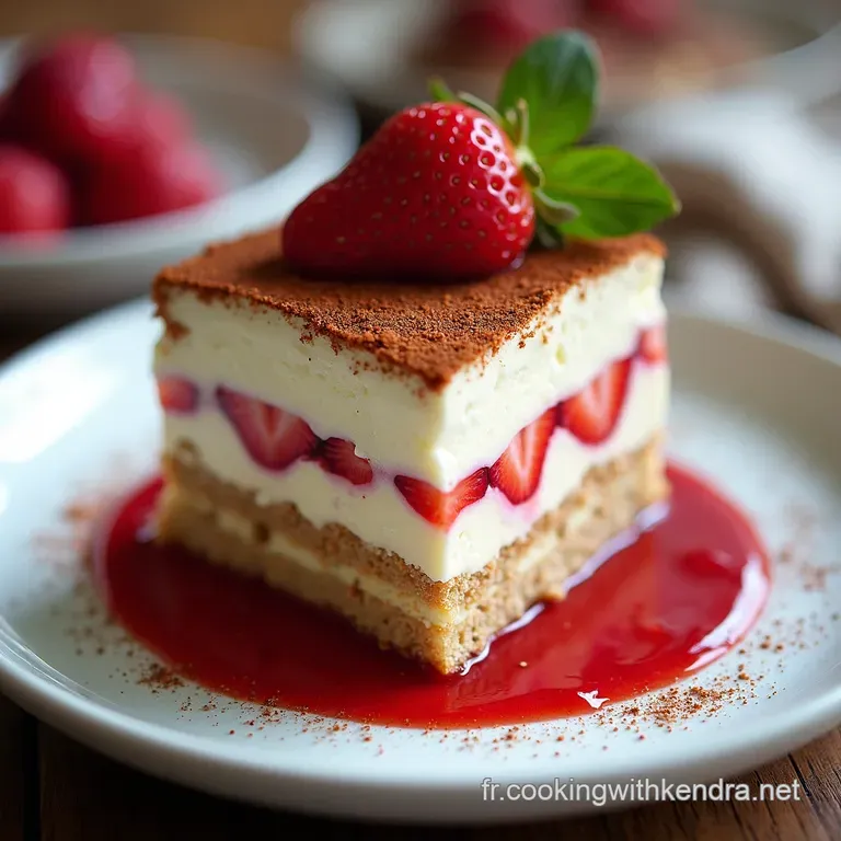 Tiramisu aux Fraises Express La Dolce Vita en 15 Minutes