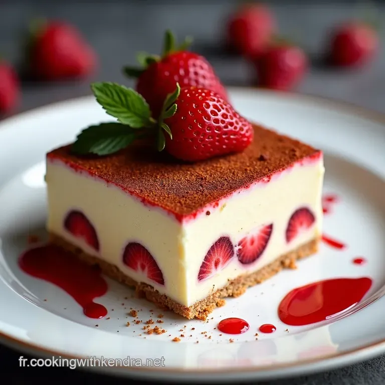 Tiramisu aux Fraises Un R&ecirc;ve Fruit&eacute; &agrave; D&eacute;guster