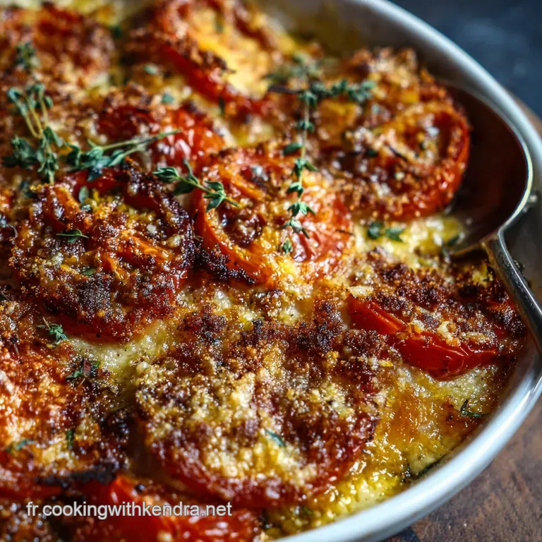 Tomates Gratin&eacute;es Au Parmesan Le Secret Dune Cro&ucirc;te Proven&ccedil;ale Ultracroustillante presentation