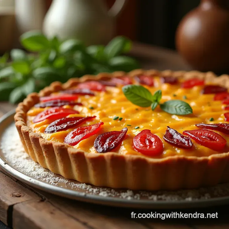 Torta Della Nonna La Tarte Italienne De La Grandm&egrave;re presentation