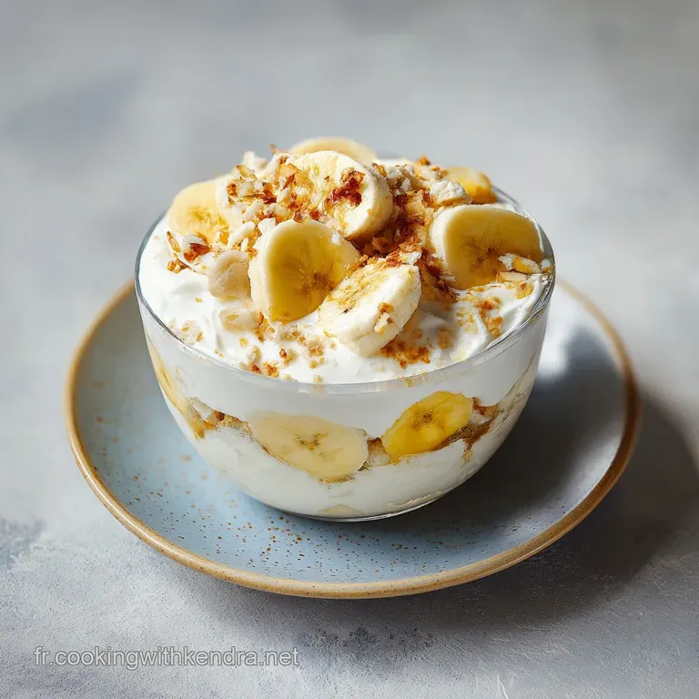 Trifle Banane et Vanille: Onctueux et Gourmand