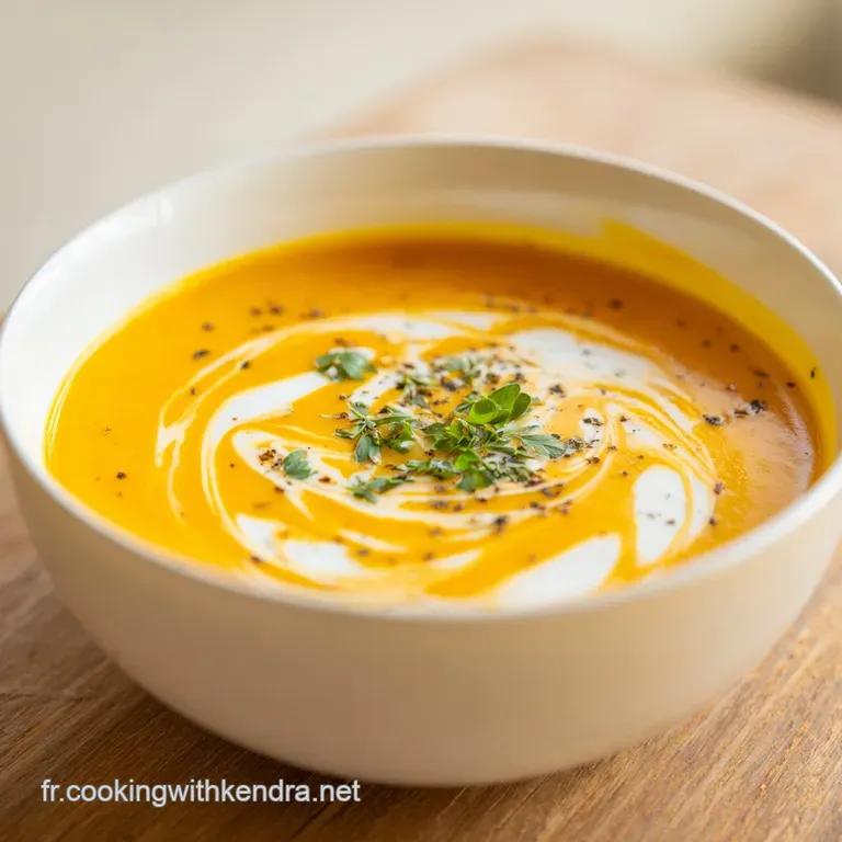 Velout&eacute; de Butternut Express: Soyeux et Onctueux