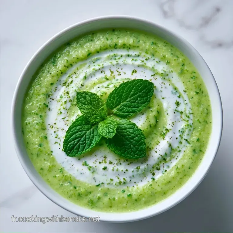 Velout&eacute; De Concombre au Yaourt Grec