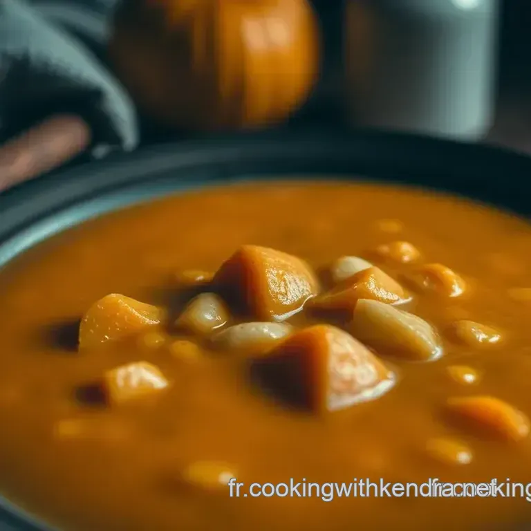 Velout&eacute; de Potimarron et Ch&acirc;taigne