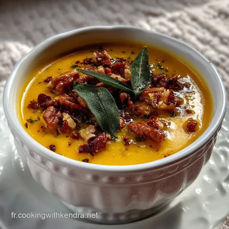 Soup Recipe : Velout&eacute; de Potimarron R&ocirc;ti Facile