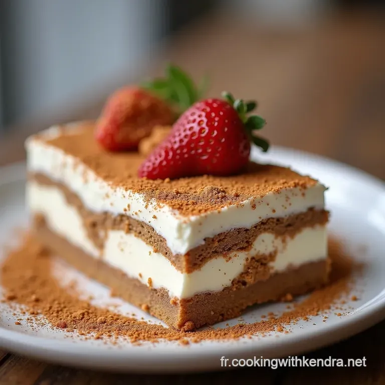 Tiramisu C&oelig;ur Croustillant Verrines de Mascarpone Fouett&eacute; &Eacute;clats de Kinder Bueno et Biscuit Savoiardi