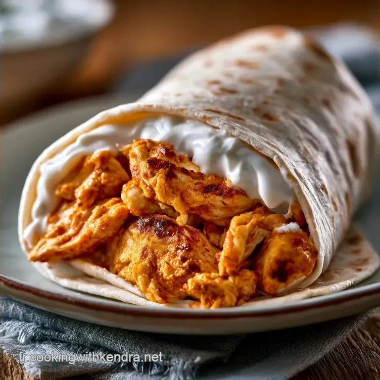 Wrap au Poulet Healthy au Paprika Fum&eacute;